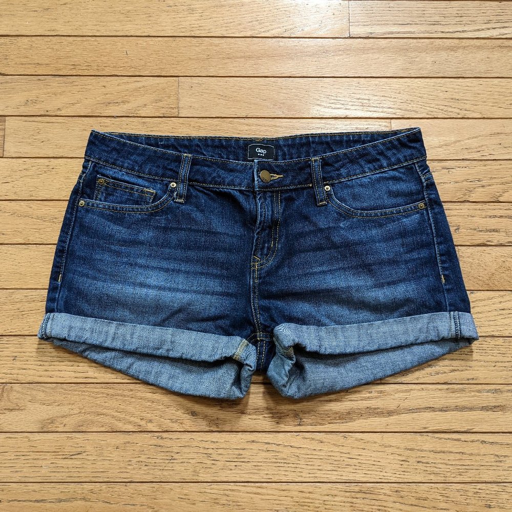 Gap Women's Cuffed Denim Shorts Medium Wash - 8